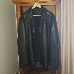 Kenneth Cole Reaction Genuine Leather Jacket